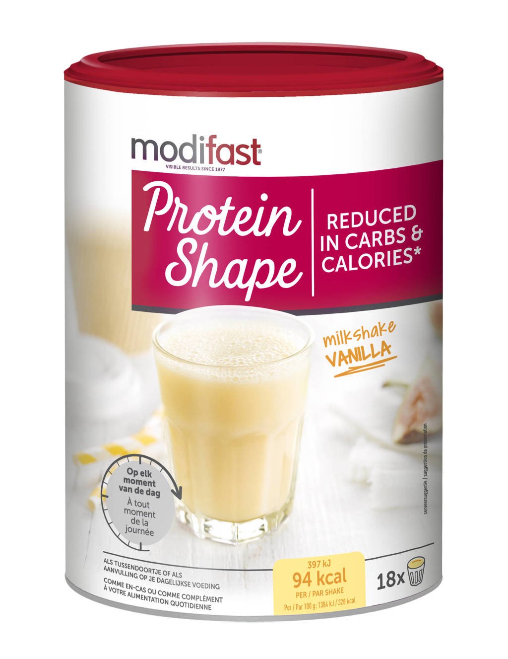 Modifast PS Milkshake Vanille - 1 blik 540 gram