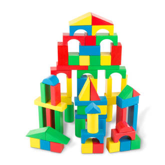 houten bouwblokkenset 100 stuks