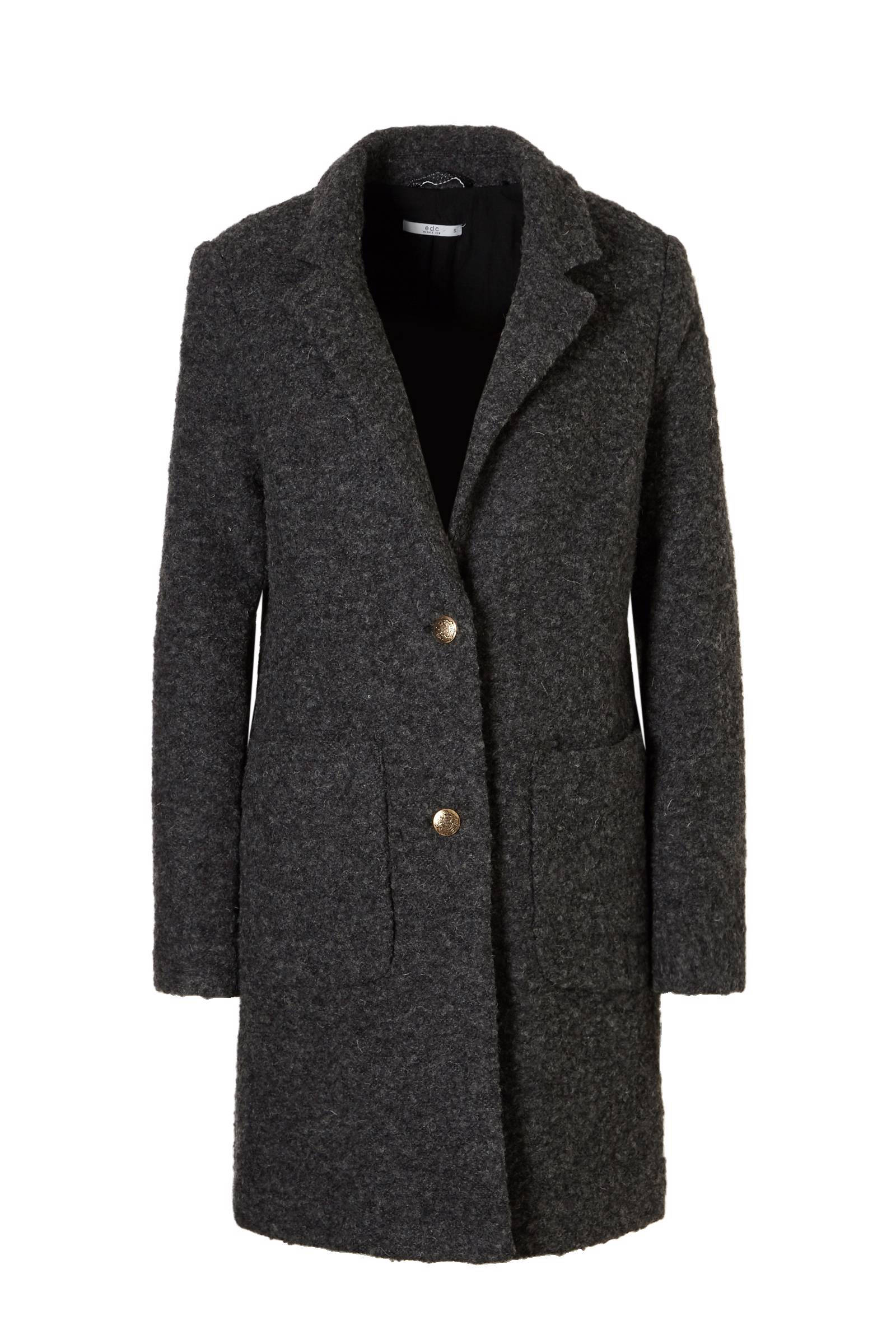edc Women wollen bouclé coat | wehkamp edc Women wollen bouclé coat | wehkamp