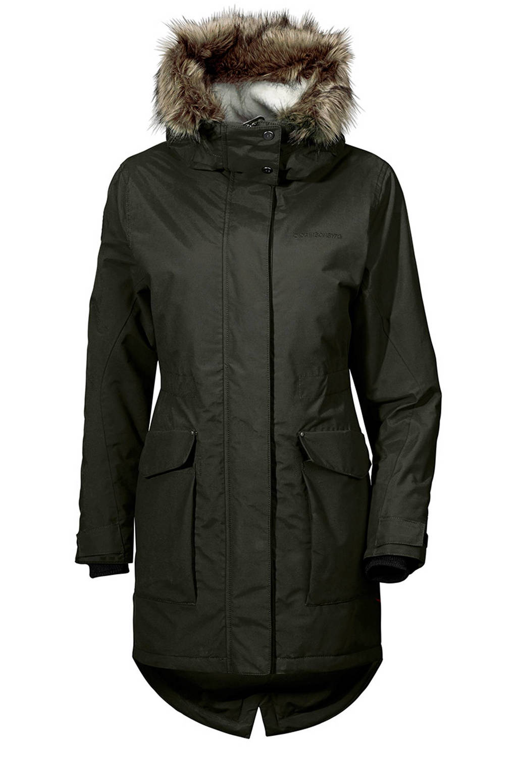 Didriksons Meja outdoor parka, Donkergroen