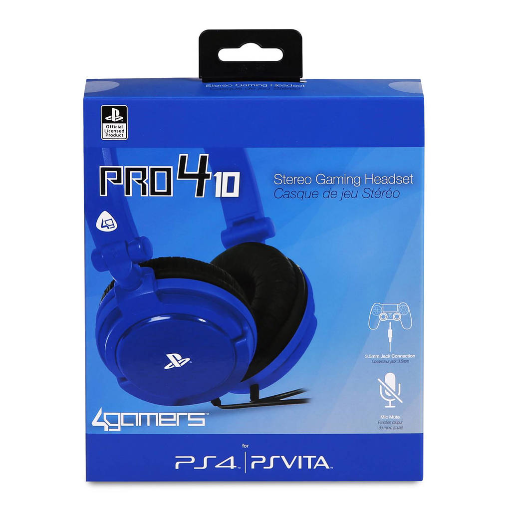 4Gamers PRO410 stereo gaming headset (Playstation 4) wehkamp