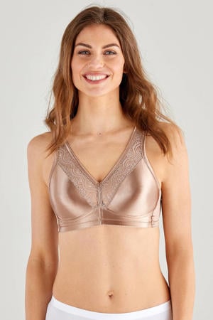 voorgevormde bh zonder beugel Stars beige