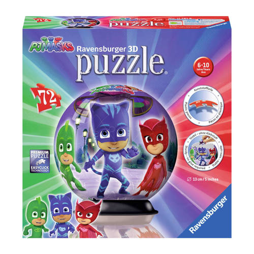 Ravensburger Pj Masks 3D Puzzel 72 Stukjes ravensburger kopen in de aanbieding