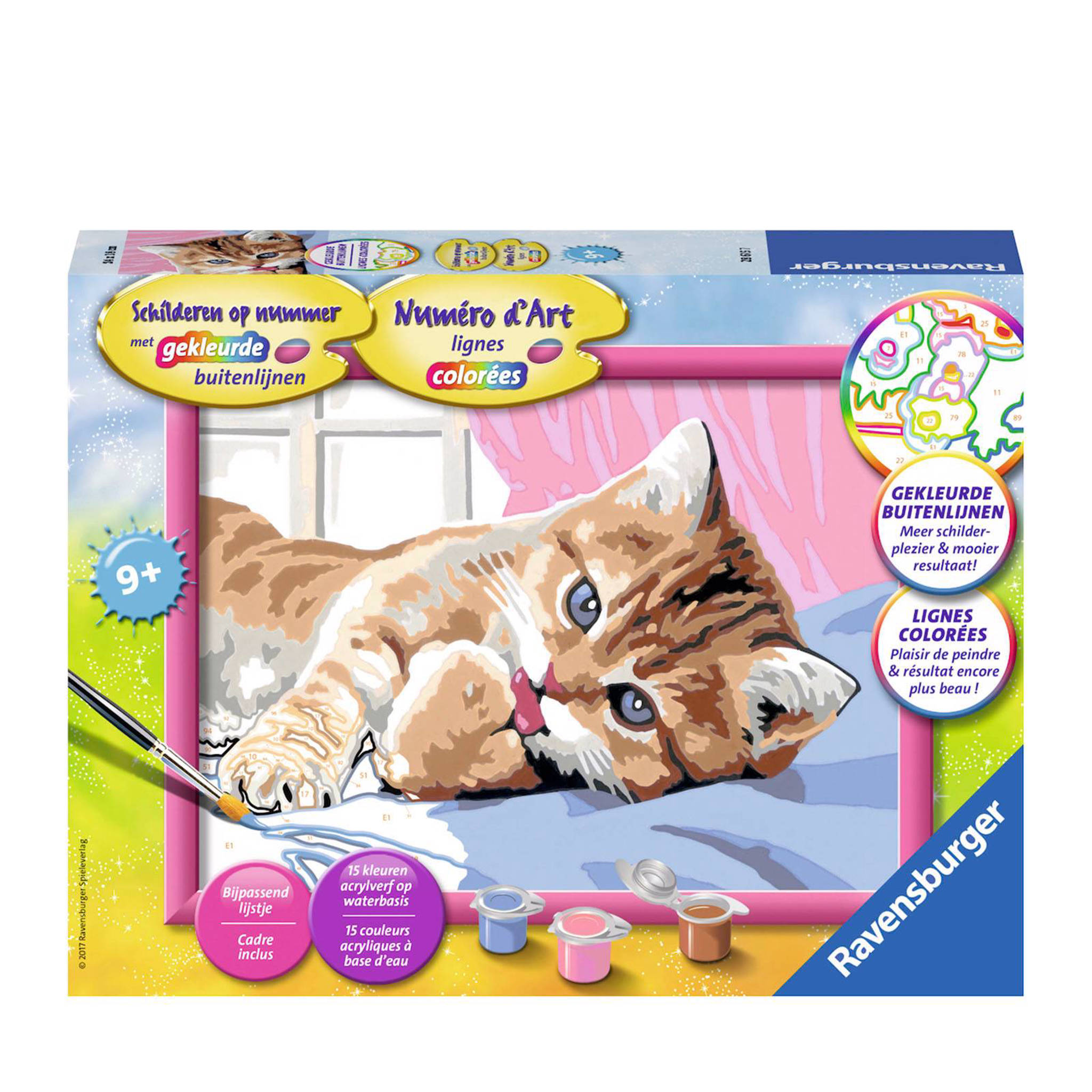 Ravensburger Schilderen Op Nummer Knuffelkatje Wehkamp