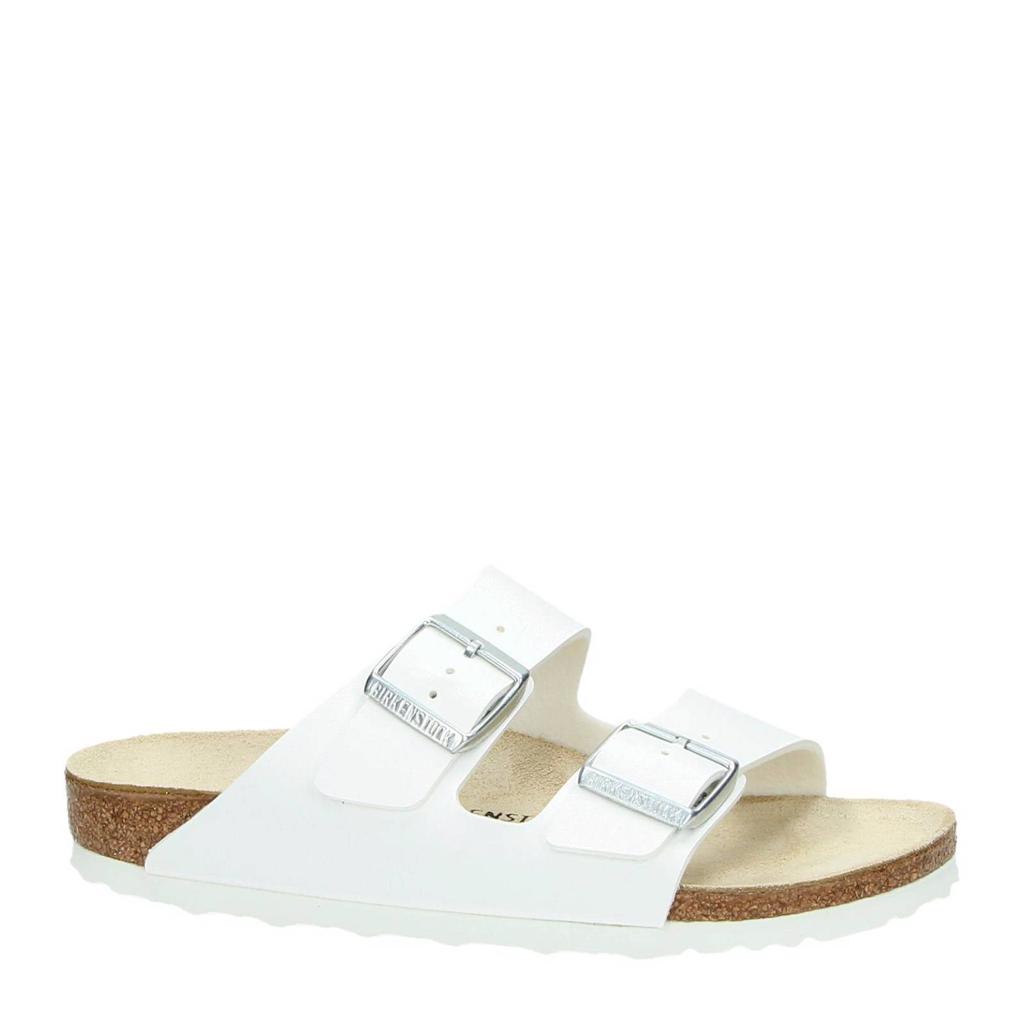 Birkenstock slippers wit