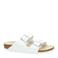 Birkenstock slippers wit