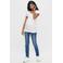 MAMALICIOUS slim fit zwangerschapsjeans MLFIFTY blauw