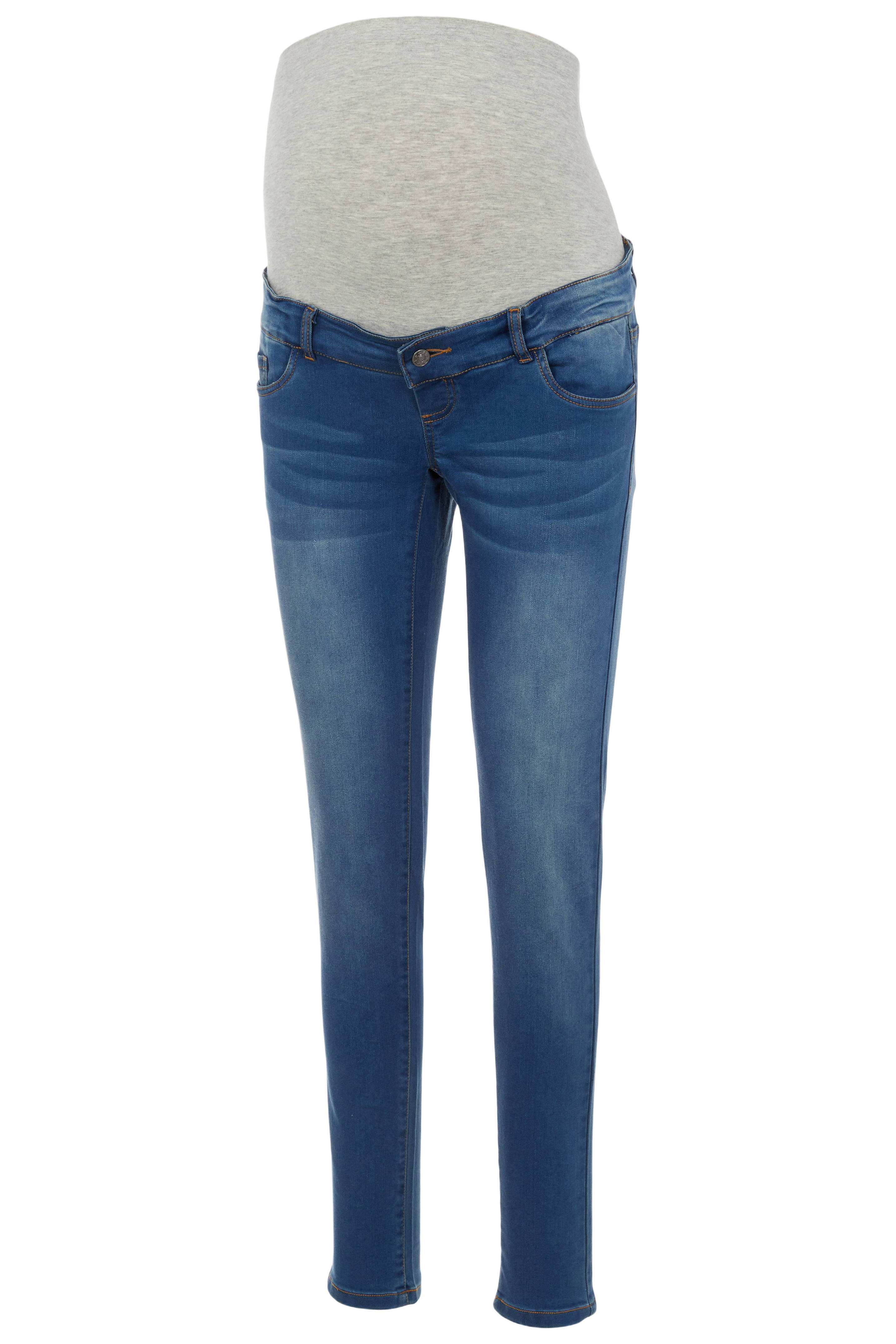MAMALICIOUS slim fit zwangerschapsjeans MLFIFTY blauw | wehkamp