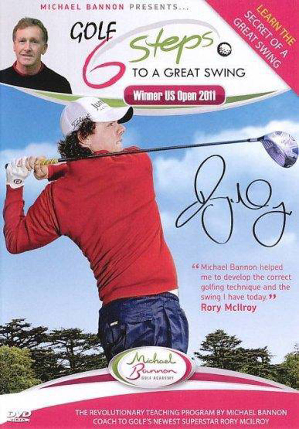 Golf - 6 steps to a great swing (DVD)