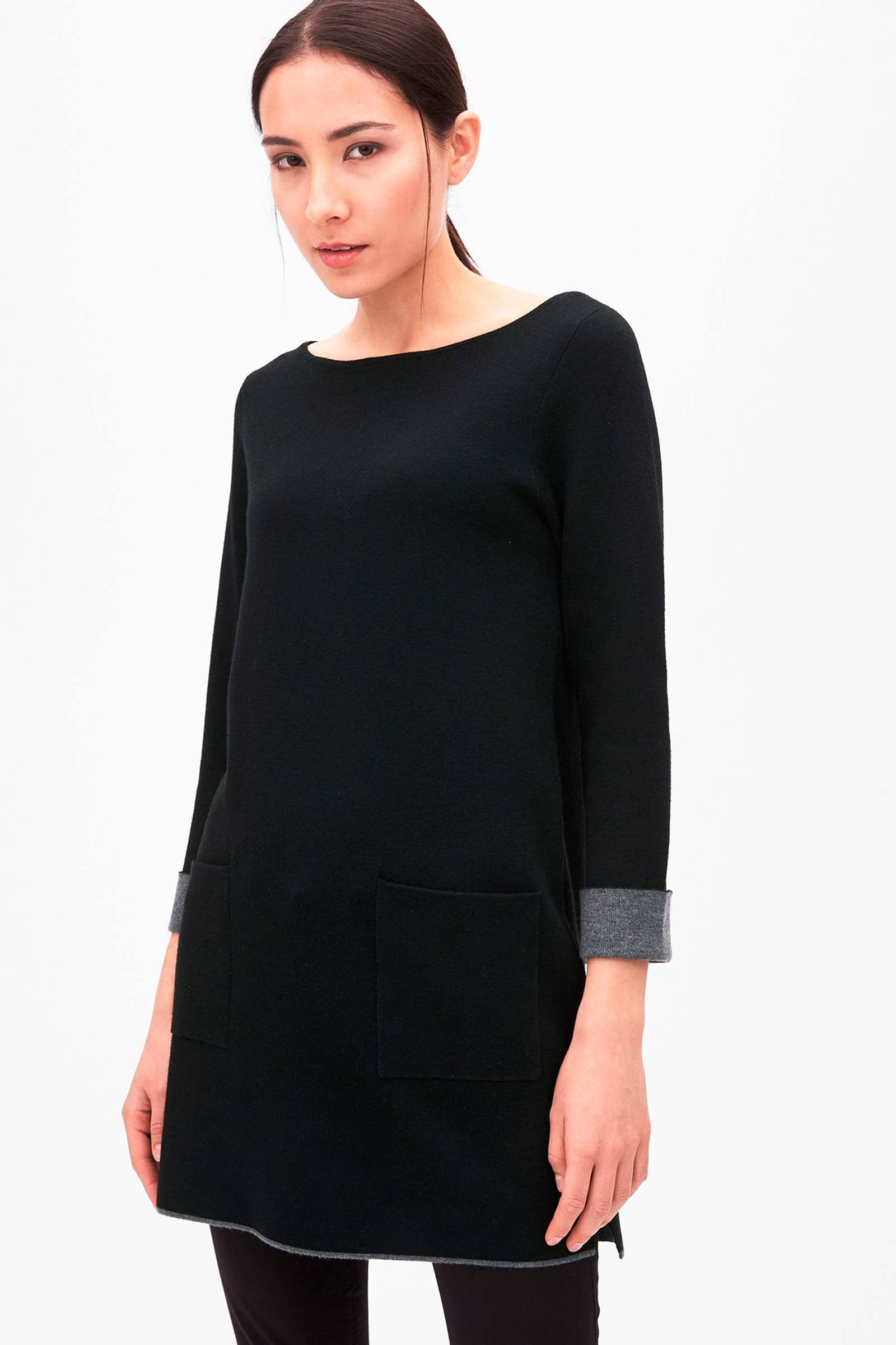 s.Oliver BLACK LABEL lange trui met wol | wehkamp s.Oliver BLACK LABEL lange trui met wol | wehkamp
