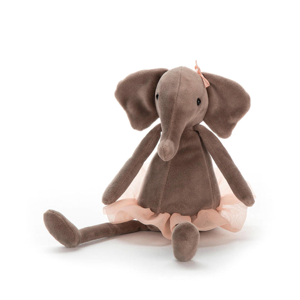 Jellycat Dancing Darcey olifant knuffel 23 cm