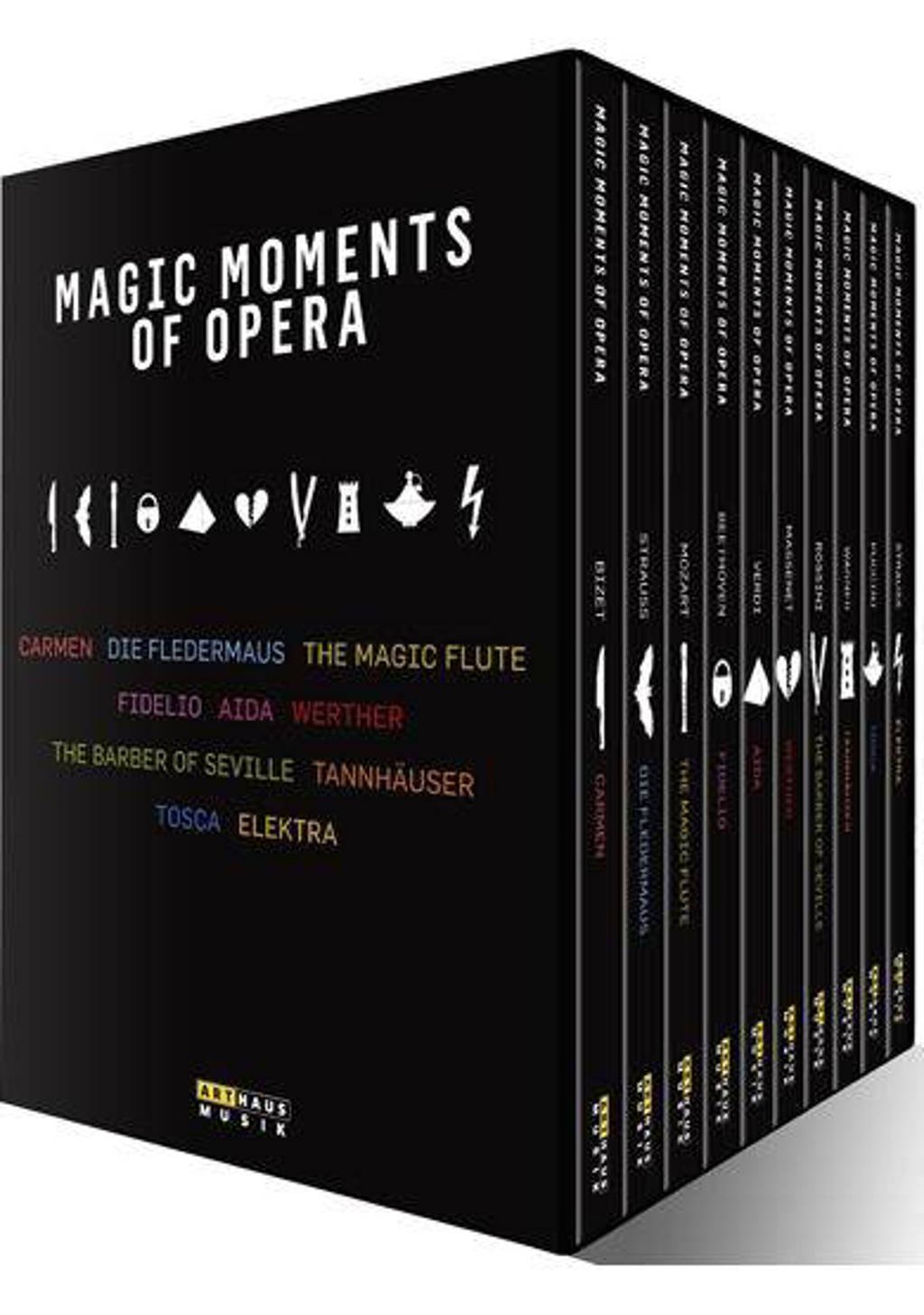 Aida,Carmen,Elektra,Tosca,Werther - Magic Moments Of Opera 11 Dvd S (DVD)
