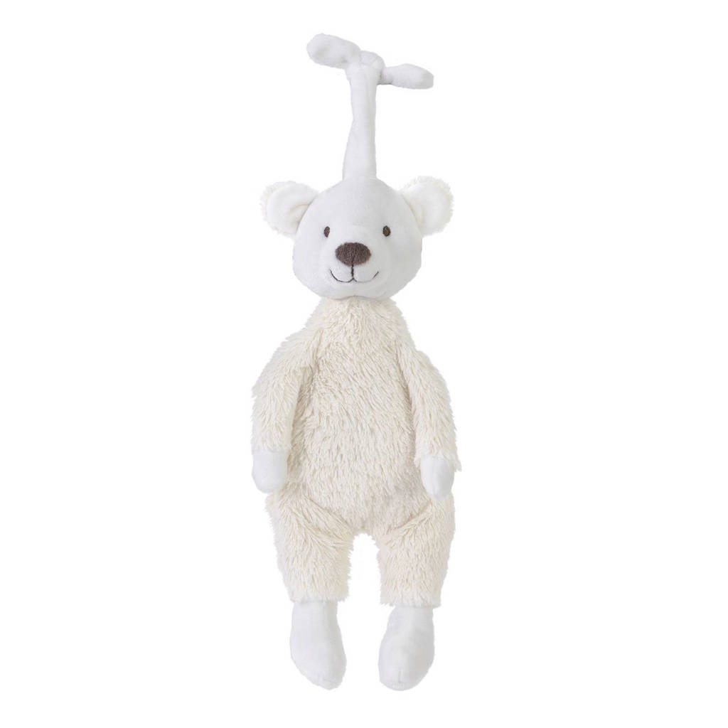Happy Horse ijsbeer Ike muziek knuffel 20 cm, Ivory