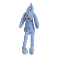Happy Horse konijn Richie muziek knuffel 20 cm, Deep blue