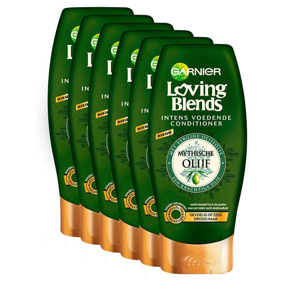 Garnier Loving Blends Mythische Olijf Crèmespoeling - 6x 200ml multiverpakking