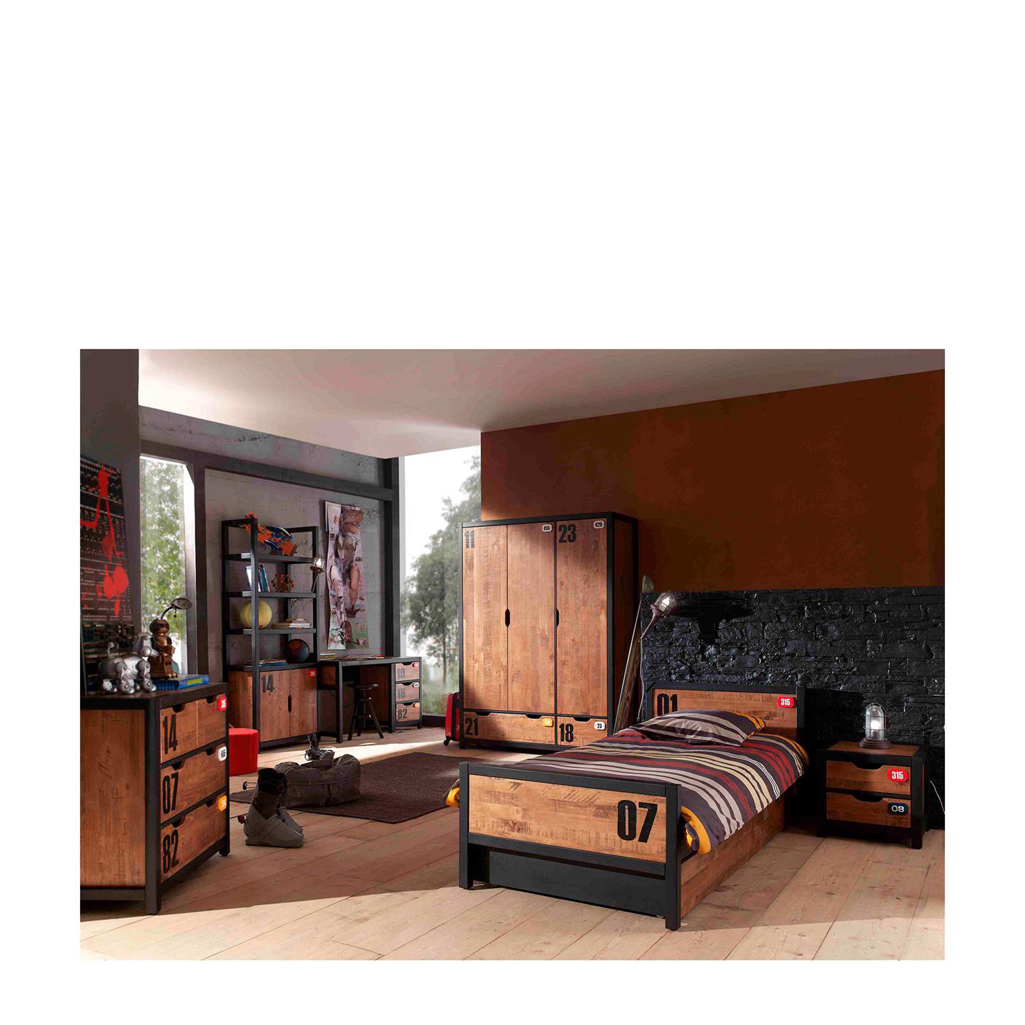 Vipack 3-deurs kledingkast Alex - Afbeelding 3