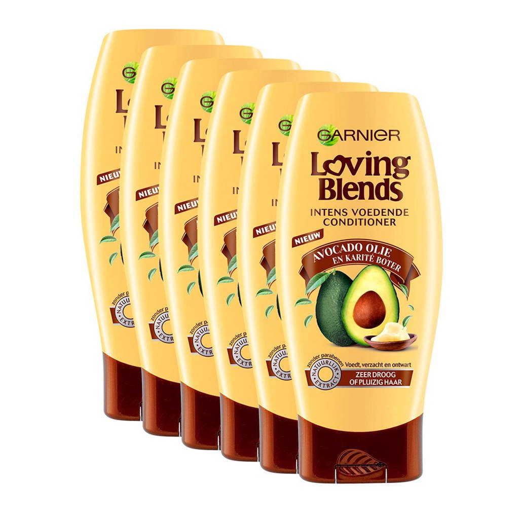 Garnier Loving Blends Avocado Karité Crèmespoeling - 6x 200 ml multiverpakking