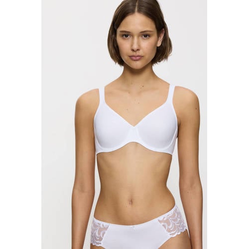 Triumph niet-voorgevormde beugelbh Modern Soft+Cotton wit afbeelding