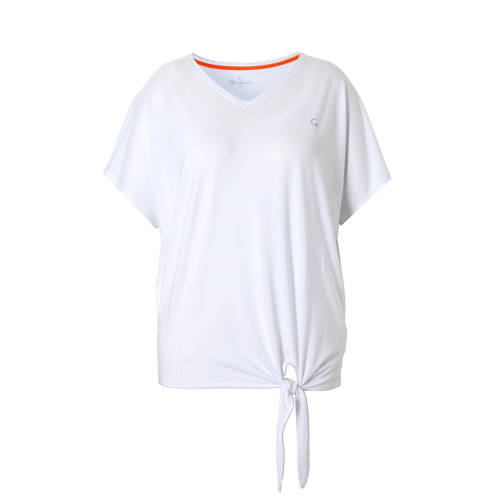 Whkmps Great Looks Sport T Shirt Met Strik Detail whkmps great looks sport kopen in de aanbieding