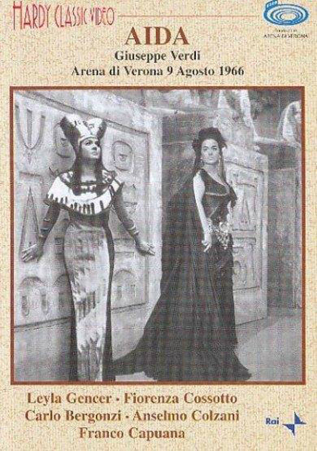 Arena Di Verona 1966 Aida - Leyla Gencer, Carlo Bergonzi, Fiore (DVD)