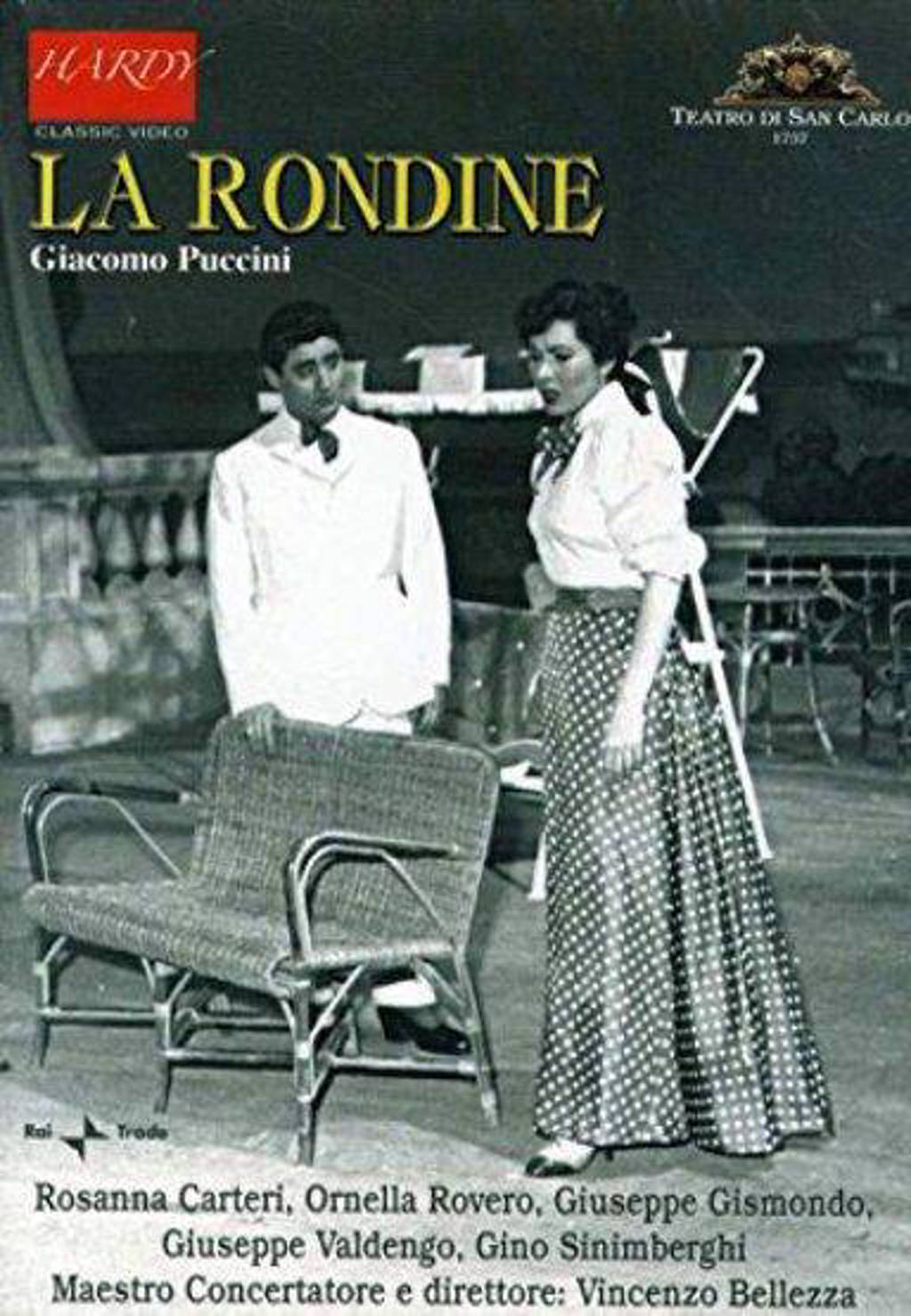 Napels 1958 La Rondine - Ornella Rovero,Giuseppe Valdengo,Gi (DVD)