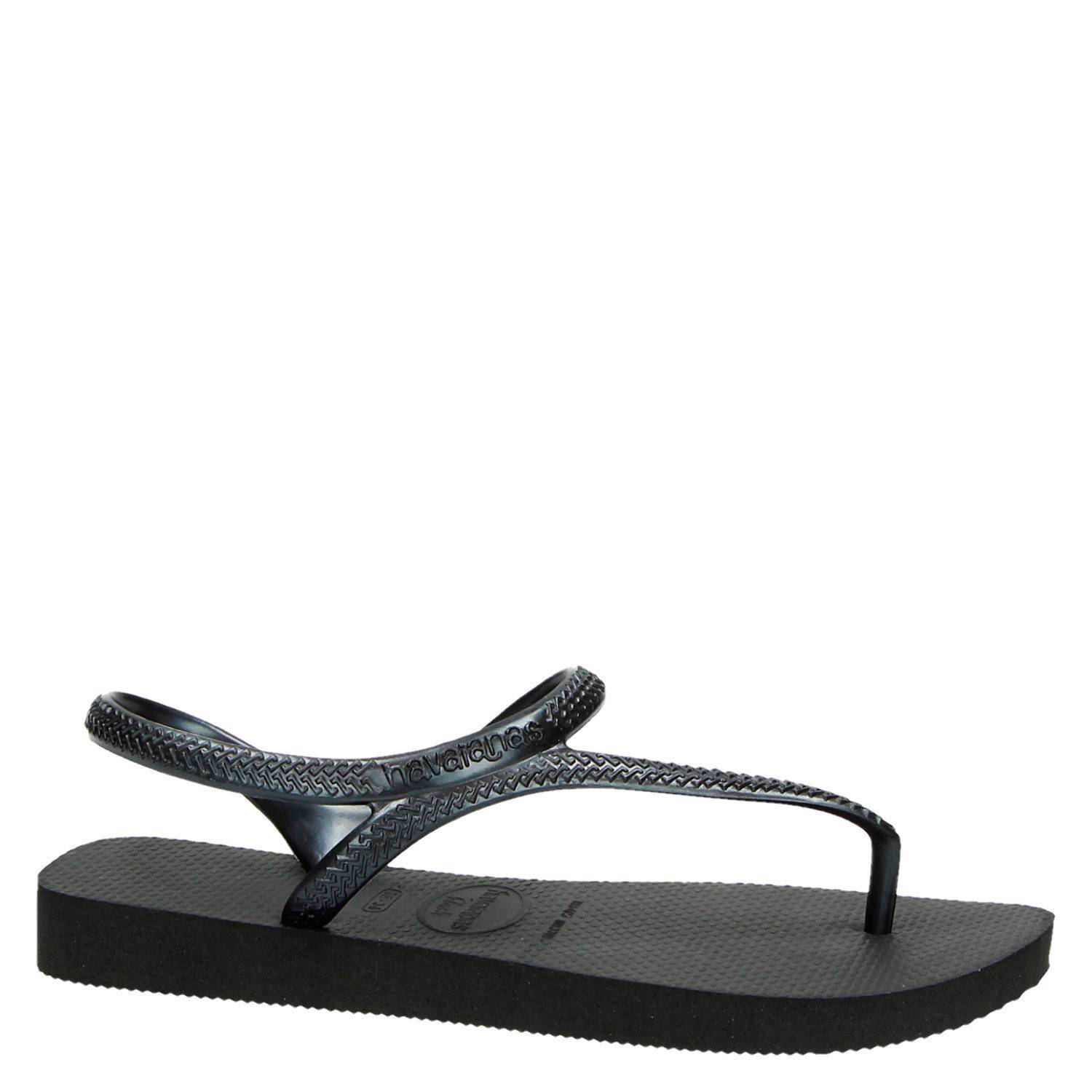 zwarte havaianas slippers