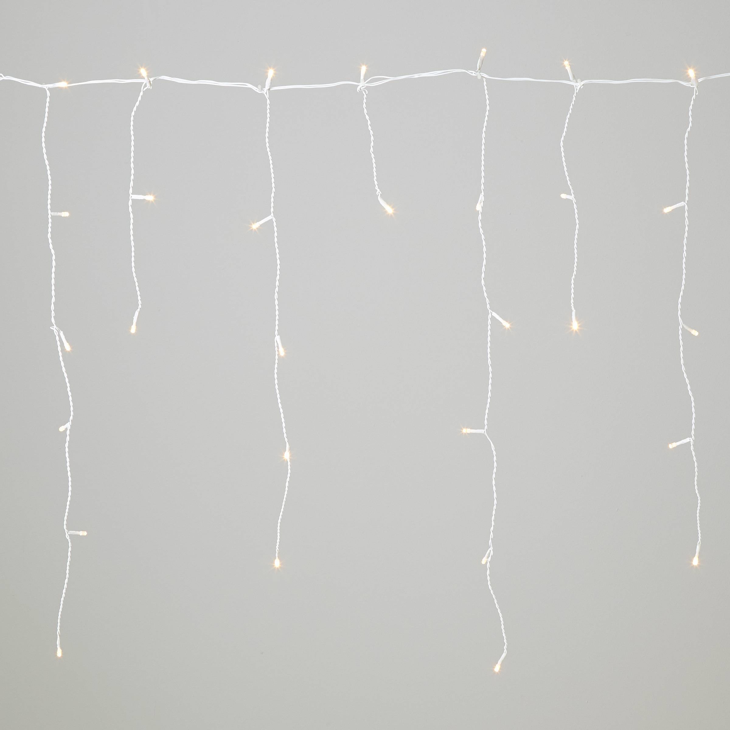 KONSTSMIDE Led lichtgordijn Kerst versiering Kerstversiering buiten Led ijsregen lichtgordijn, 200 amberkleurige dioden(1 stuk 1 stuk ) online kopen