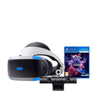 PlayStation 4 VR + VR Worlds + PS4 camera
