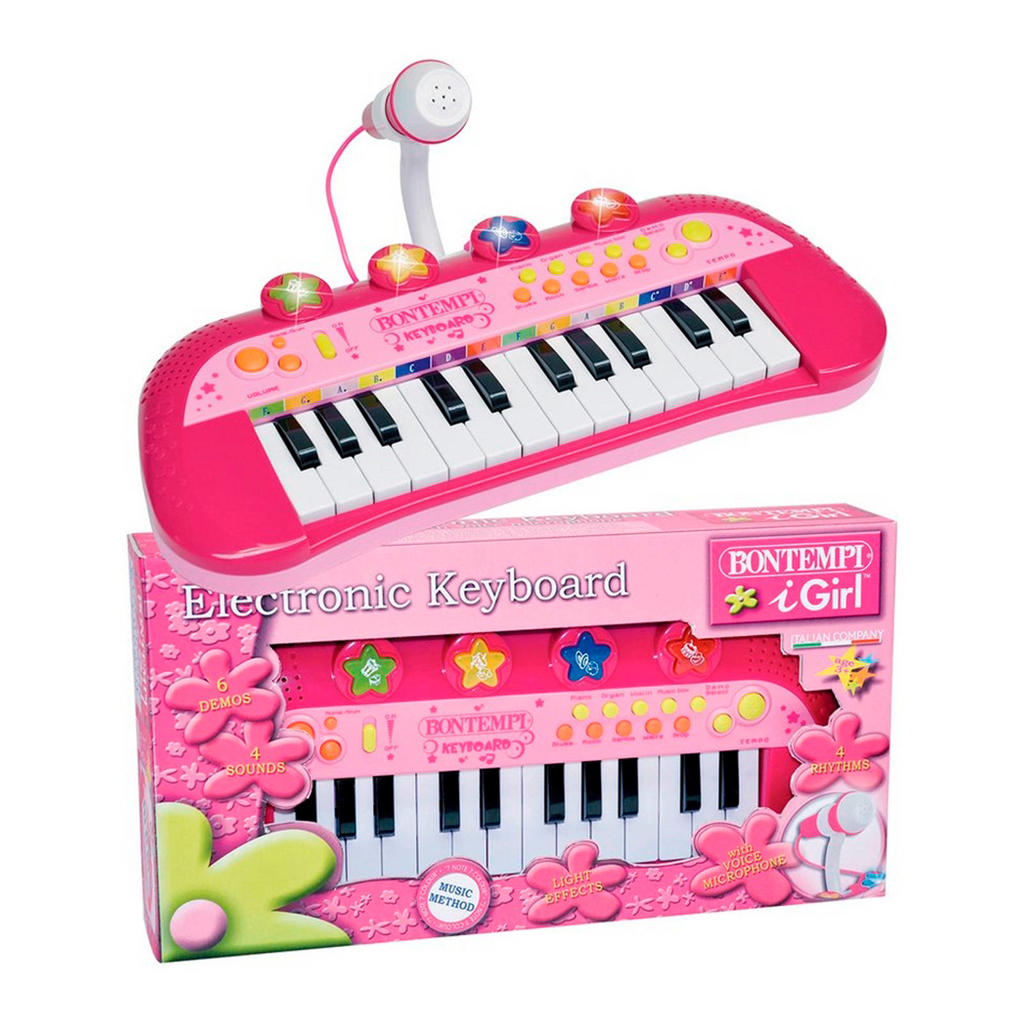 Bontempi keyboard met microfoon wehkamp