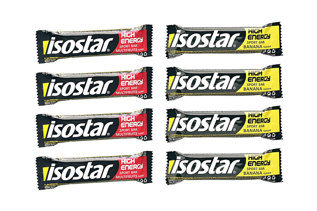 Isostar High Energy repen combinatie pakket (24 stuks)