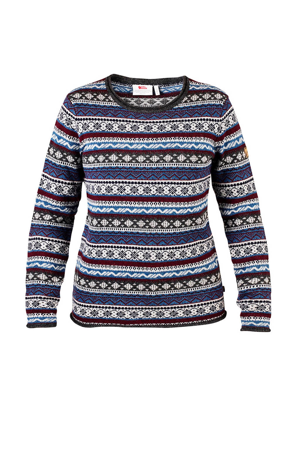Fjällräven Ovik wollen outdoor trui, Blauw