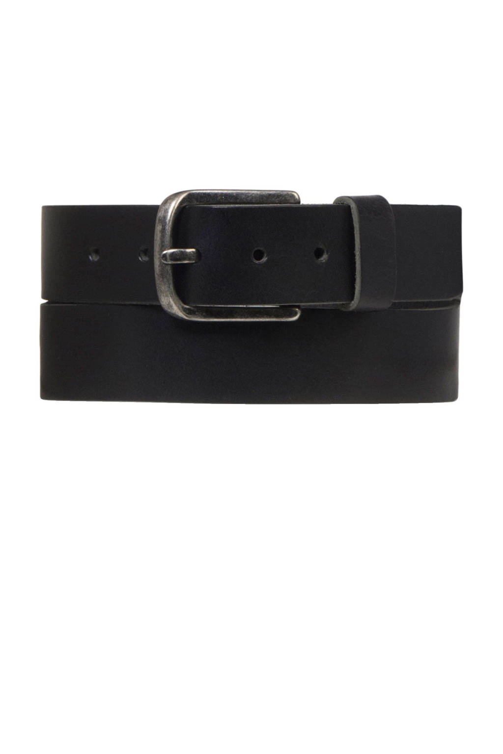 Cowboysbag Cowboysbelt leren riem, Zwart
