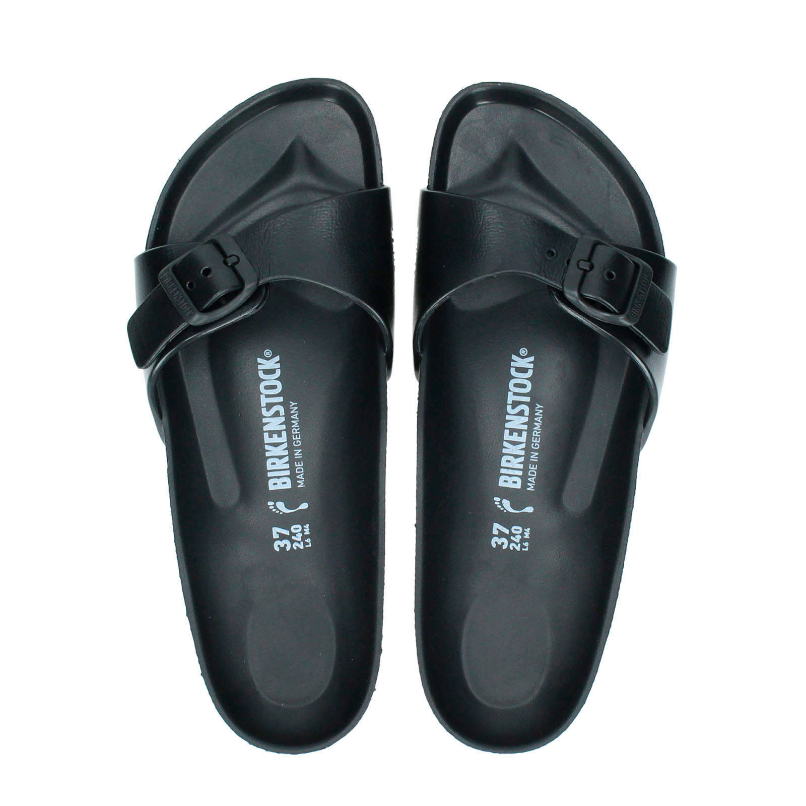 Birkenstock Madrid Eva slippers zwart | wehkamp