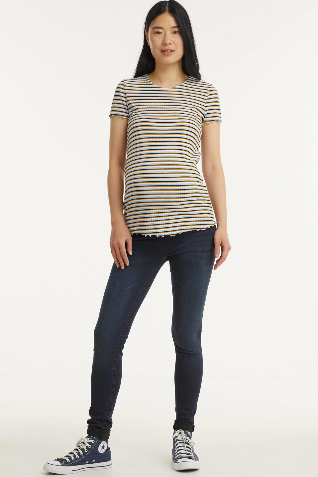 LOVE2WAIT skinny fit zwangerschapsjeans Sophia dark denim