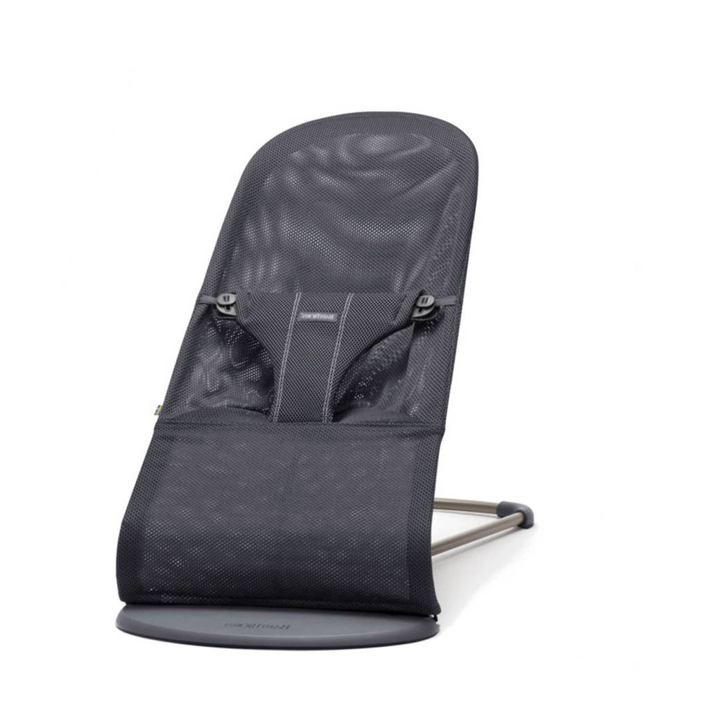 BabyBjörn Bliss Mesh wipstoel antraciet, Antraciet, 100% luchtdoorlatend polyester