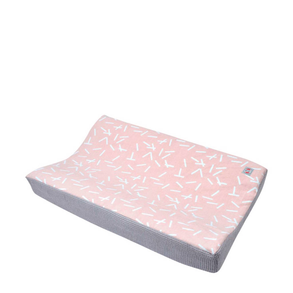 Lodger Changer aankleedkussenhoes honeycomb blush, Blush