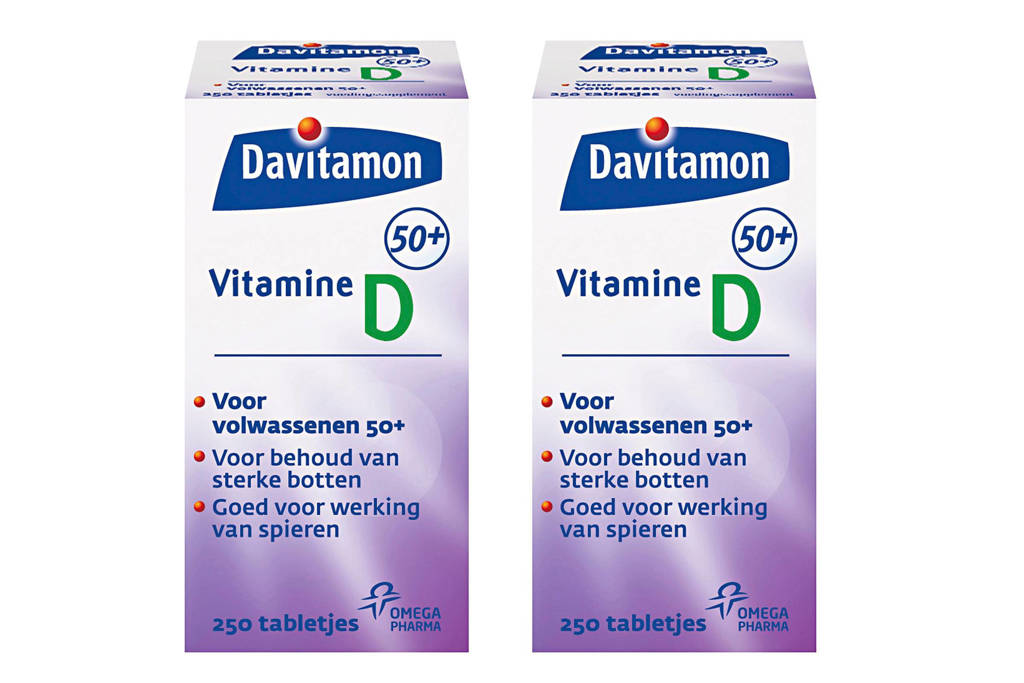 Davitamon D 50+ - 2 x 250 stuks