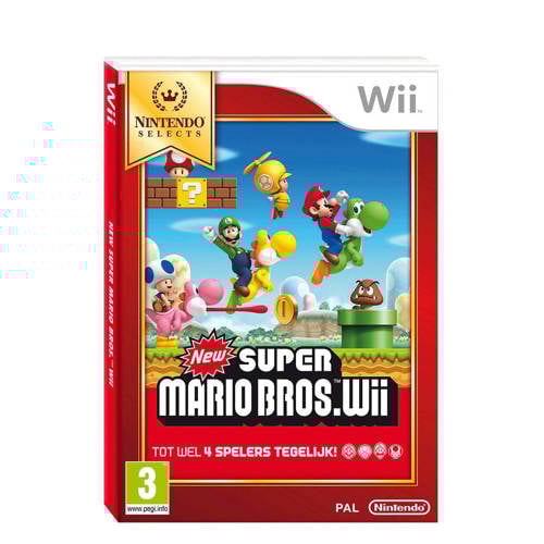 Select New Super Mario Bros Wii Je Nintendo nintendo kopen in de aanbieding