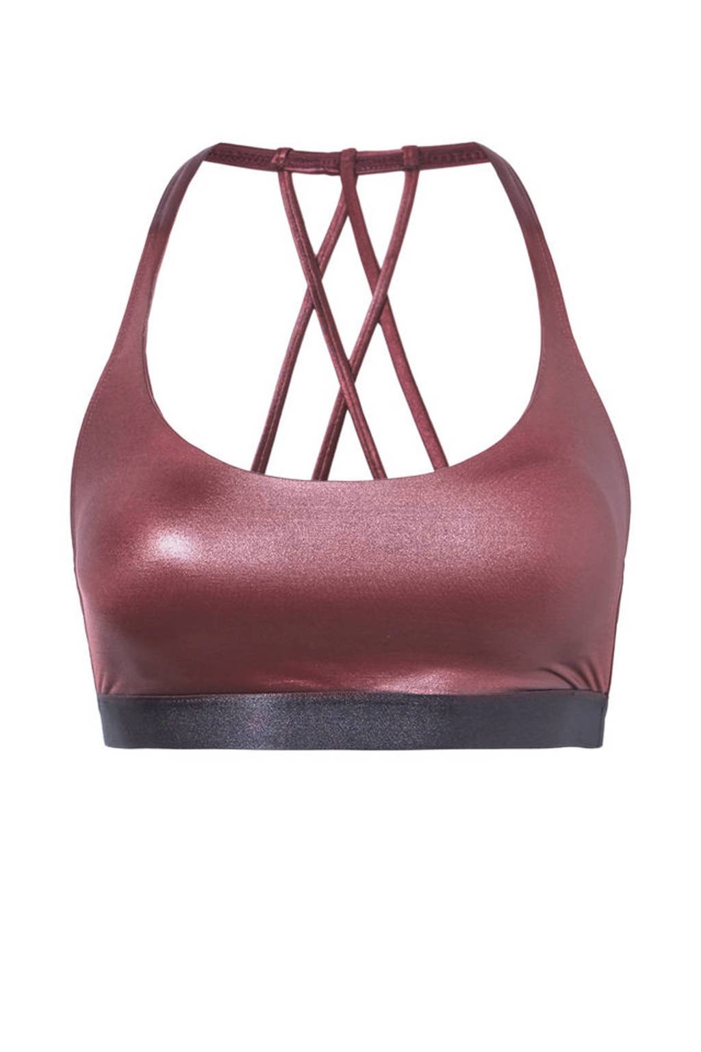 Mango Sport sportbh, Donkerrood
