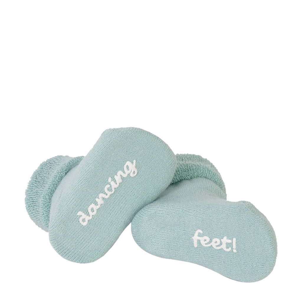 BamBam Dancing Feet newborn sokken mint groen, Mint groen