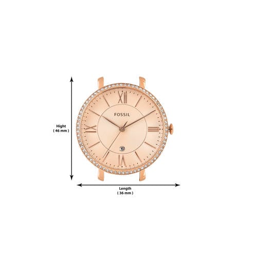 Fossil horloge ES3546 Jacqueline roségoudkleurig
