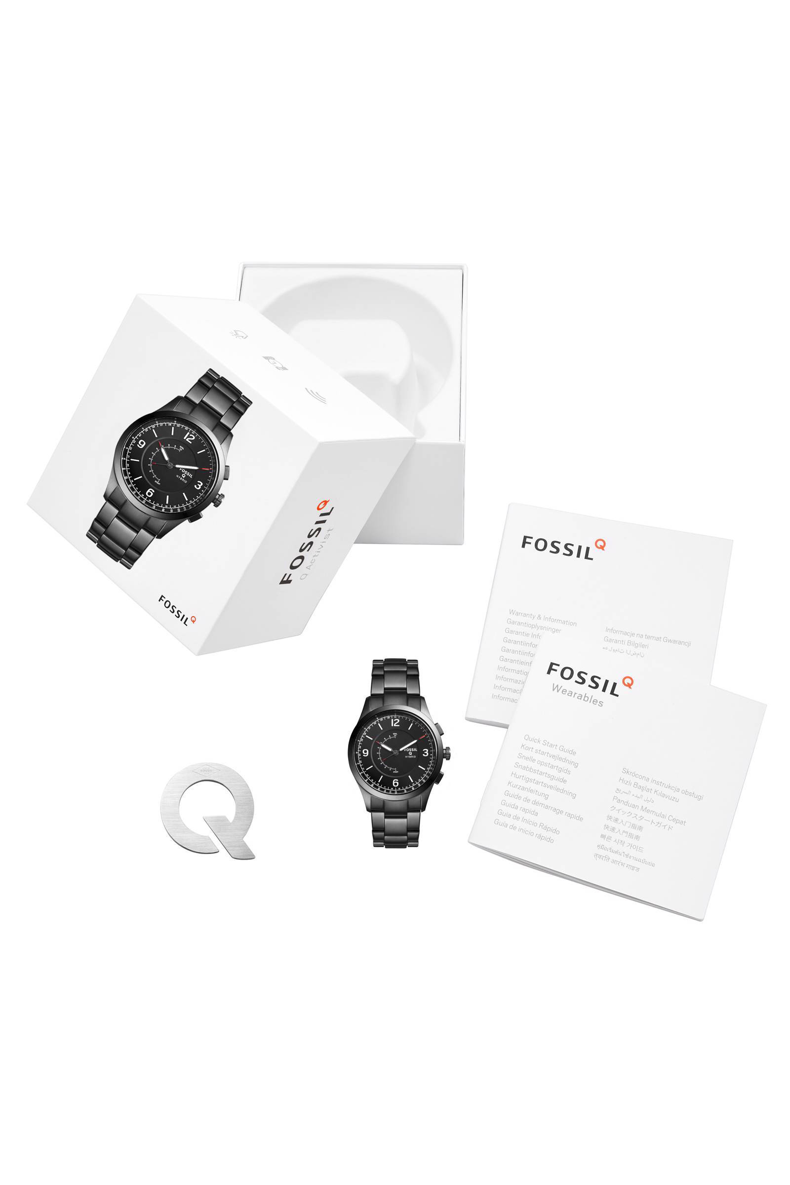 Fossil Q Activist heren Hybrid smartwatch FTW1207 wehkamp