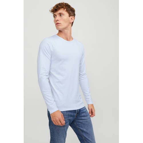 JACK & JONES longsleeve Basic wit afbeelding