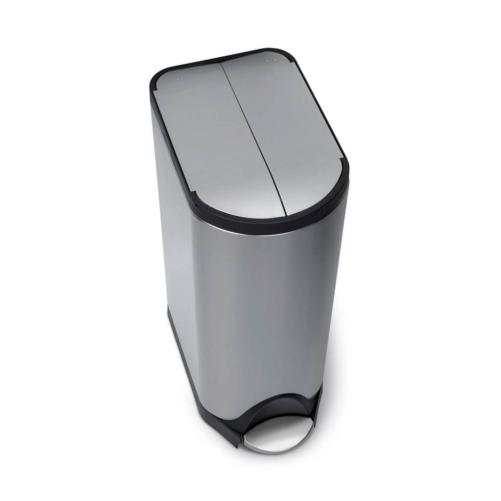 SimpleHuman pedaalemmer Butterfly 30 liter, RVS