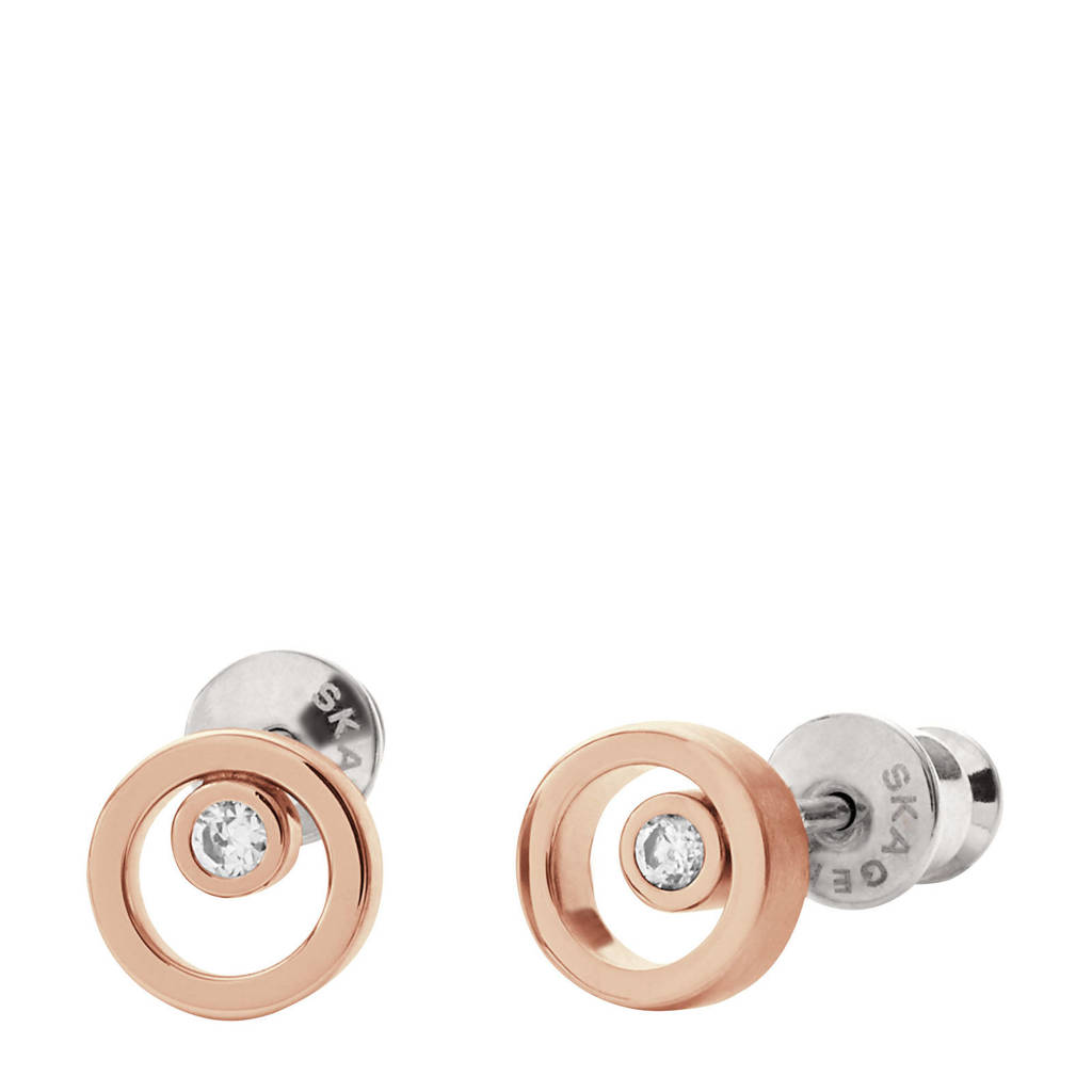 Skagen Elin Dames Oorbellen SKJ0853791, Rosé