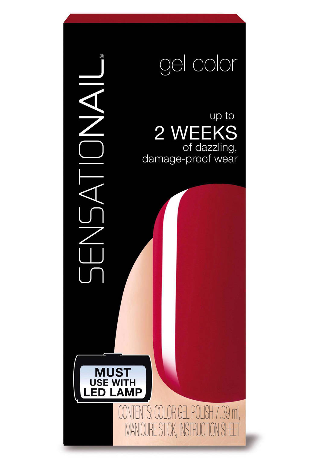 Sensationail gelnagellak - juicy sangria