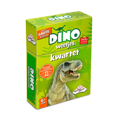 Identity Games Dino Weetjes Kwartet Kaartspel identity games kopen in de aanbieding