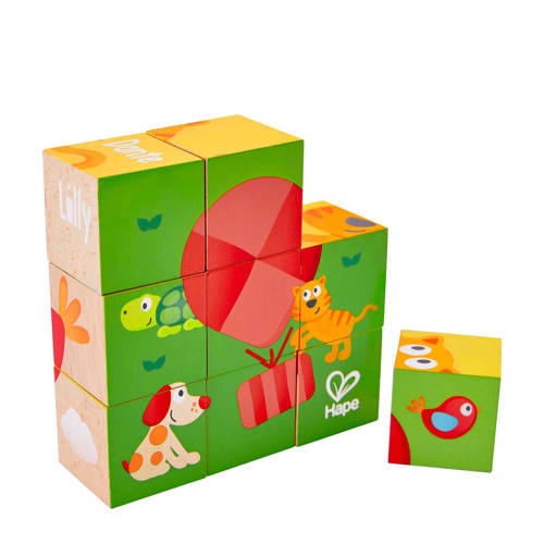 Hape Piraten Houten Blokpuzzel 9 Stukjes hape kopen in de aanbieding