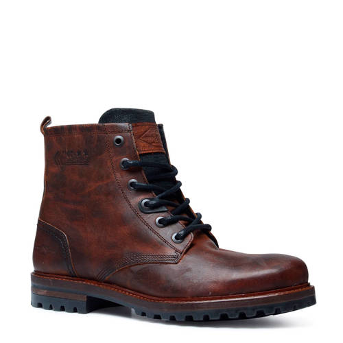 Manfield Leren Enkelboots manfield kopen in de aanbieding