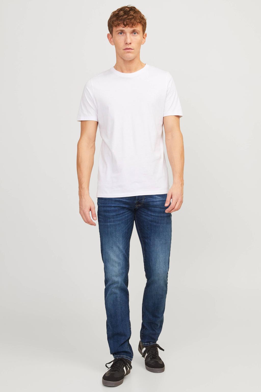 JACK & JONES JEANS INTELLIGENCE slim fit jeans JJIGLENN JJICON blue denim